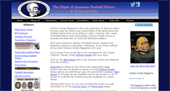 Desktop Screenshot of gridirongreatsmagazine.com